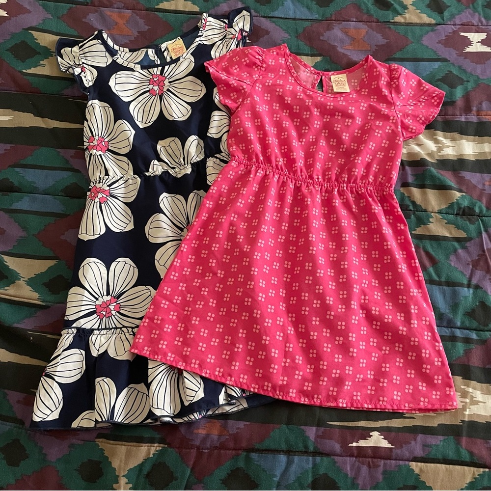 2/$12 Girls Floral Faded Glory Dresses